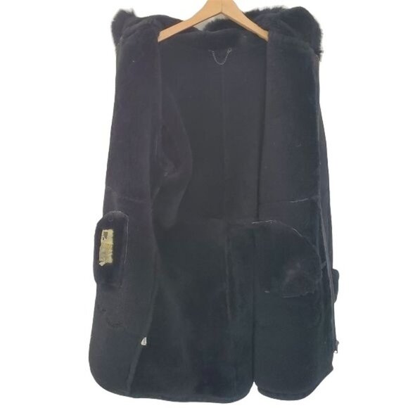 Vintage 60s/70s Italian made Deer skin Jacket with Hood - Picture 8 of 16